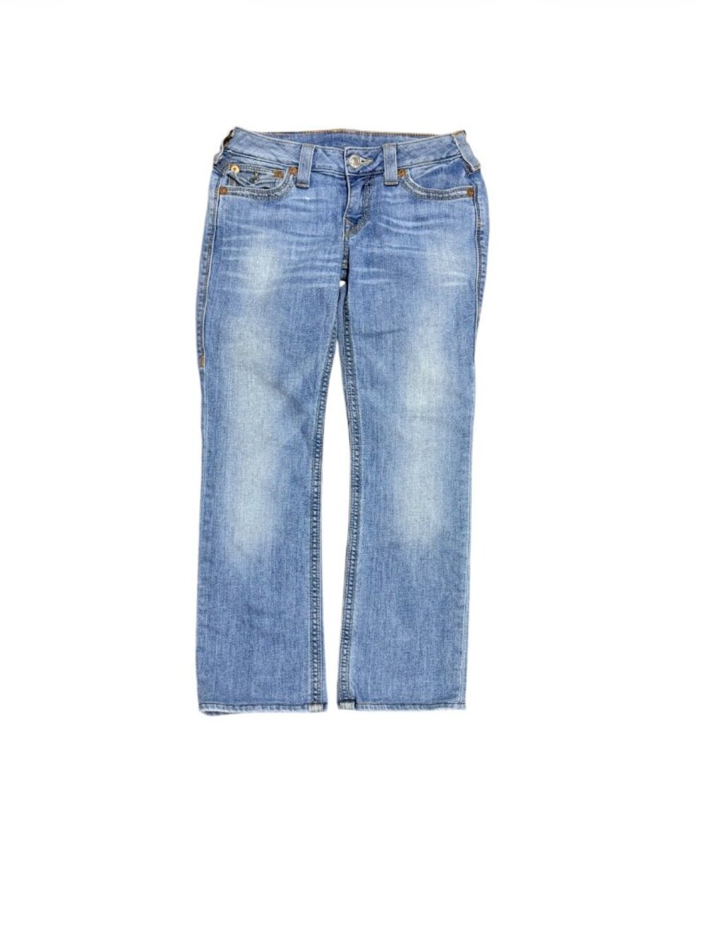 Vintage True Religion Straight Leg Jeans - Light | Size 27